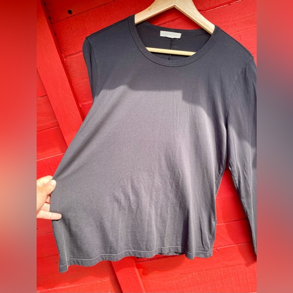 Outerknown organic cotton long sleeve semi-scoop neck tee - Picture 3 of 8